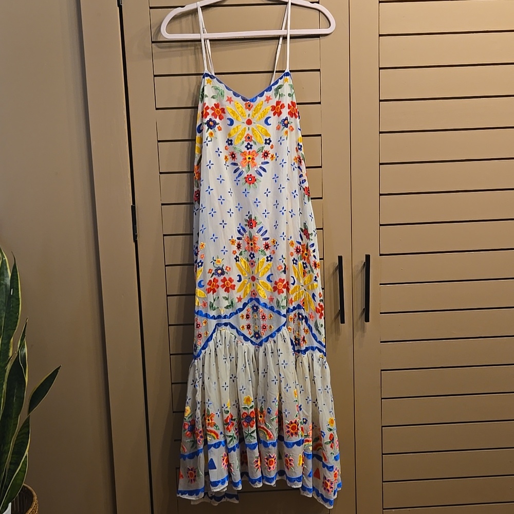 FREE PEOPLE Forever Folklore Maxi Dress Size XS - Picture 4 of 12